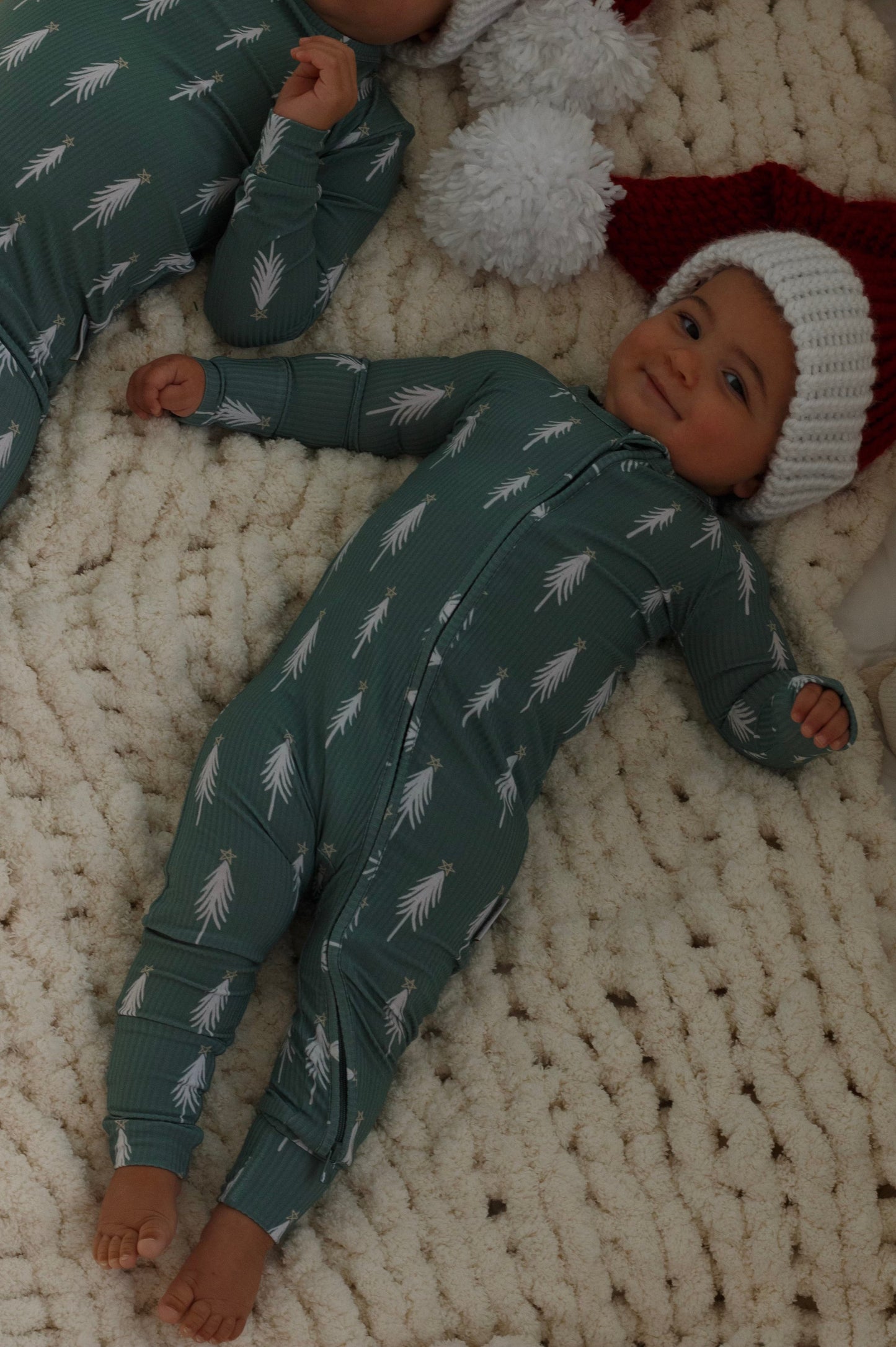 Christmas Tree Zip Romper